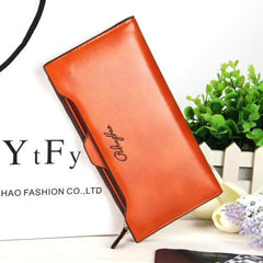 Multi Functional Long Leather Wallet/Purse For Women - bagsstore-us