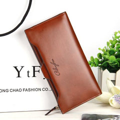 Multi Functional Long Leather Wallet/Purse For Women - bagsstore-us