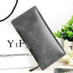 Multi Functional Long Leather Wallet/Purse For Women - bagsstore-us