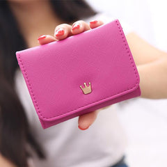 Cute Female Crown Women's Mini Money Wallet/Purse - bagsstore-us