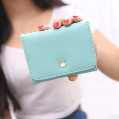 Cute Female Crown Women's Mini Money Wallet/Purse - bagsstore-us