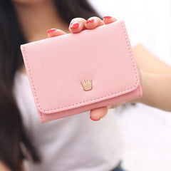 Cute Female Crown Women's Mini Money Wallet/Purse - bagsstore-us