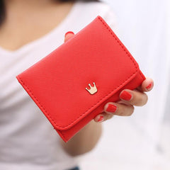 Cute Female Crown Women's Mini Money Wallet/Purse - bagsstore-us