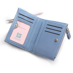 Latest Multi Function Leather Zipper Wallet For Women - bagsstore-us