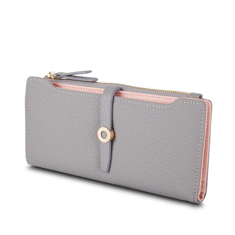 Lovely Top Quality Long Leather Wallet For Her - bagsstore-us