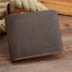 High Quality Cow Genuine leather Long Style men wallet - bagsstore-us