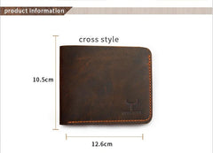 High Quality Cow Genuine leather Long Style men wallet - bagsstore-us