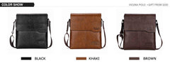 Mens Luxurious Shoulder Bag, Vintage Style, Cross body Bag. - bagsstore-us