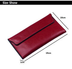 Luxurious Genuine Leather thin Purse/Wallet For Women - bagsstore-us