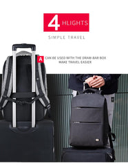 Men's Exclusive Designer Water Repellent Backpack - bagsstore-us