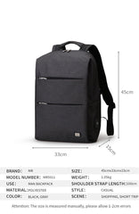 Men's Exclusive Designer Water Repellent Backpack - bagsstore-us