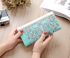 Luxury Long Leather Hot Lady Wallet & Purse - bagsstore-us