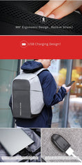 New Anti-thief Fashion USB charging Backpack For Men - bagsstore-us