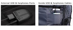 Men's Casual USB Charging Travel/Backpack Suitable for 15"17" Laptop. - bagsstore-us