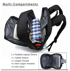 Men's Casual USB Charging Travel/Backpack Suitable for 15"17" Laptop. - bagsstore-us