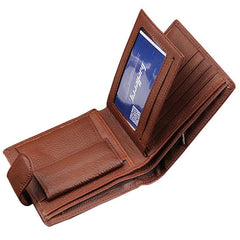 Men's Genuine Leather Fashionable Wallet - bagsstore-us