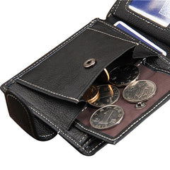 Men's Genuine Leather Fashionable Wallet - bagsstore-us