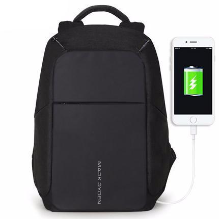 New Anti-thief Fashion USB charging Backpack For Men - bagsstore-us