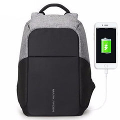 New Anti-thief Fashion USB charging Backpack For Men - bagsstore-us