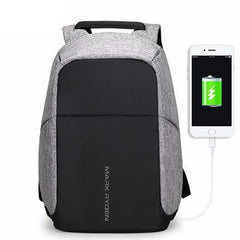 New Anti-thief Fashion USB charging Backpack For Men - bagsstore-us