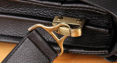 Leather Men Bag Casual Business Leather Cross body Messenger Bag Comes in 3 sizes - bagsstore-us