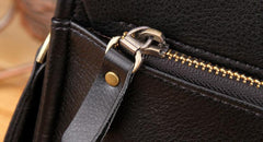 Leather Men Bag Casual Business Leather Cross body Messenger Bag Comes in 3 sizes - bagsstore-us