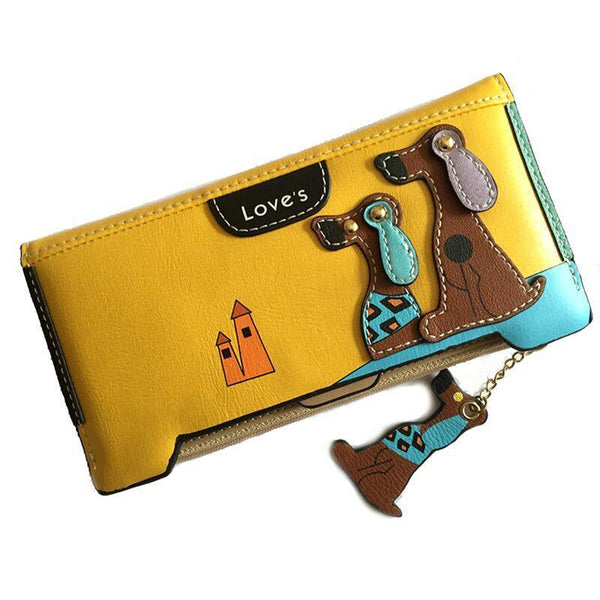 Dog Lovers wallet & Purse For women V2 - bagsstore-us