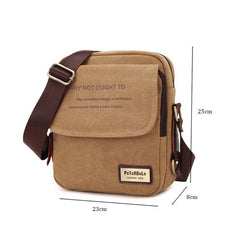 High Quality Vintage Cross body Canvas Handbag - bagsstore-us