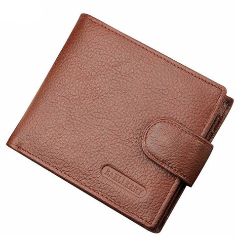 Men's Genuine Leather Fashionable Wallet - bagsstore-us