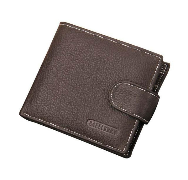 Men's Genuine Leather Fashionable Wallet - bagsstore-us