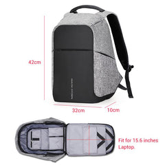 New Anti-thief Fashion USB charging Backpack For Men - bagsstore-us