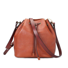 Bucket Cross body bag Leather Shoulder Sling Bag For Women - bagsstore-us