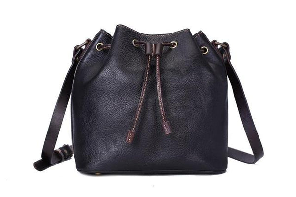 Bucket Cross body bag Leather Shoulder Sling Bag For Women - bagsstore-us