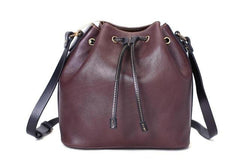 Bucket Cross body bag Leather Shoulder Sling Bag For Women - bagsstore-us