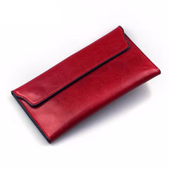 Luxurious Genuine Leather thin Purse/Wallet For Women - bagsstore-us