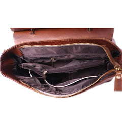 Luxurious Full Grain Leather Women Handbag - bagsstore-us