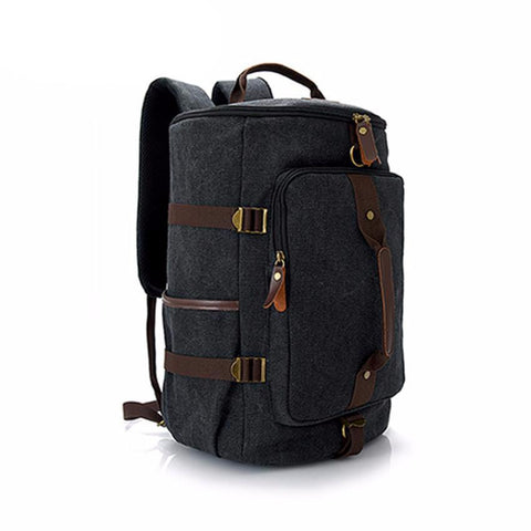 Multi Function Vintage Canvas Travel Bag Large Capacity Backpack For Men - bagsstore-us