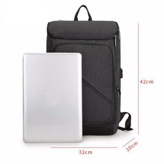 Men's USB Recharging Business Backpack Fit for 15.6 inches Laptop - bagsstore-us