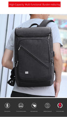 Men's USB Recharging Business Backpack Fit for 15.6 inches Laptop - bagsstore-us