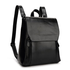 Ladies new autumn & winter Leather Backpack - bagsstore-us