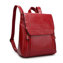 Ladies new autumn & winter Leather Backpack - bagsstore-us