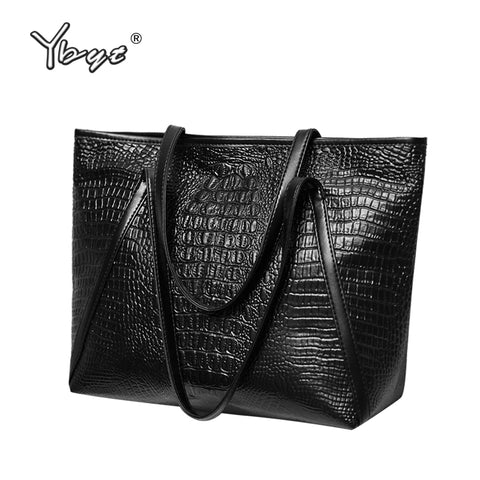 Hena Alligator Skin Shoulder Bag - bagsstore-us